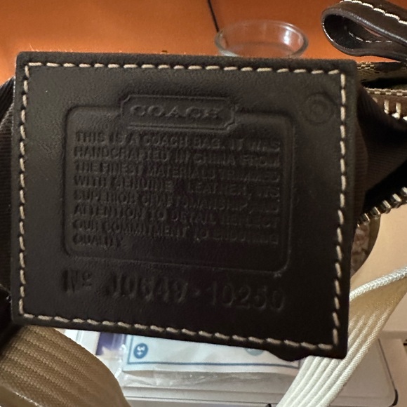 COACH Monogram Canvas Crossbody Bag - Picture 11 of 13